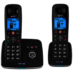 BT 6610 Digital Cordless Phone With Nuisance Call Blocking & Answering Machine, Twin DECT